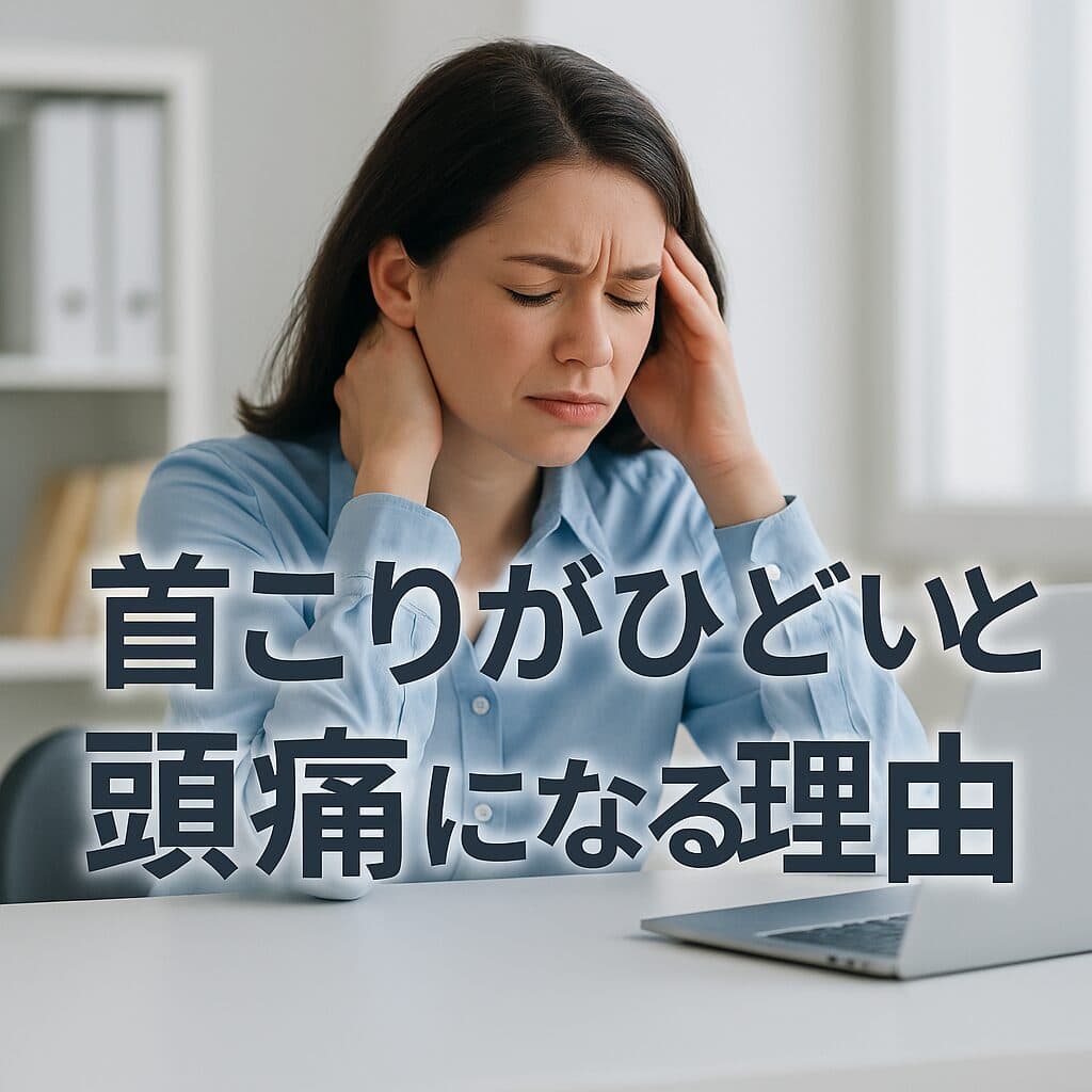 首こりがひどいと頭痛になる理由