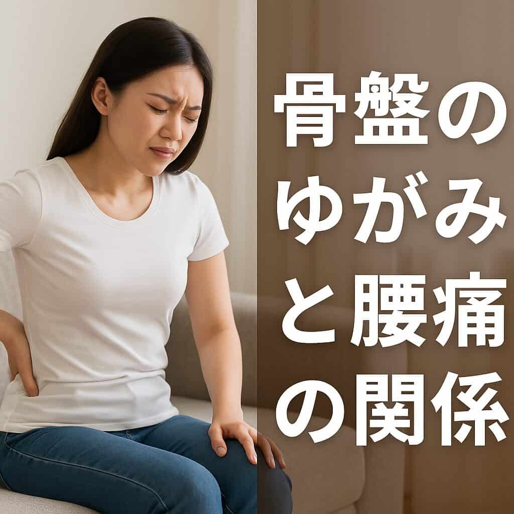 骨盤のゆがみと腰痛の関係｜セルフケアのヒント