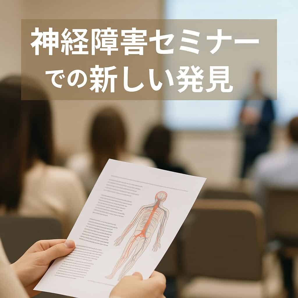 神経障害セミナーで得た新しい発見