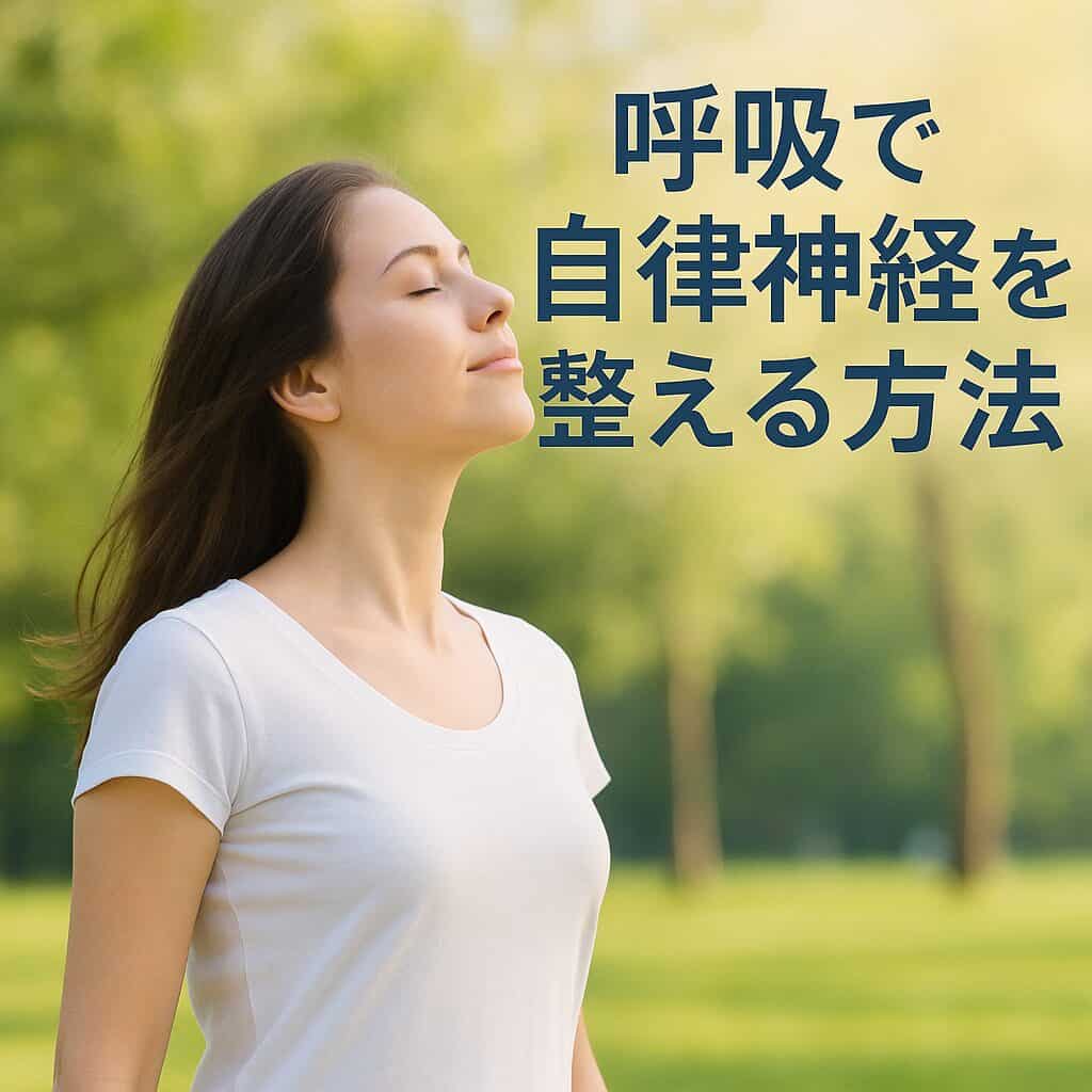 呼吸で自律神経を整える方法