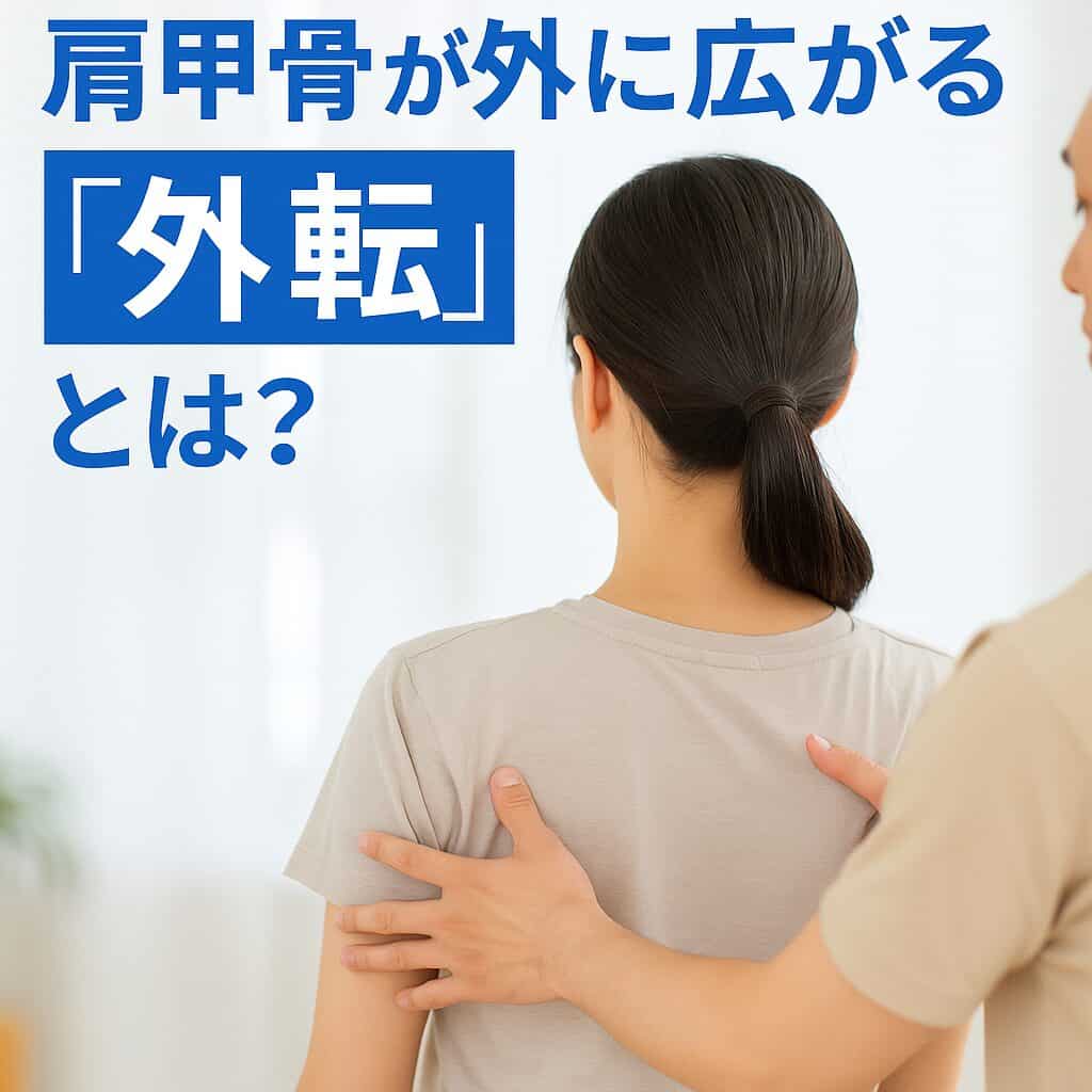 肩甲骨が外に広がる“外転”とは？