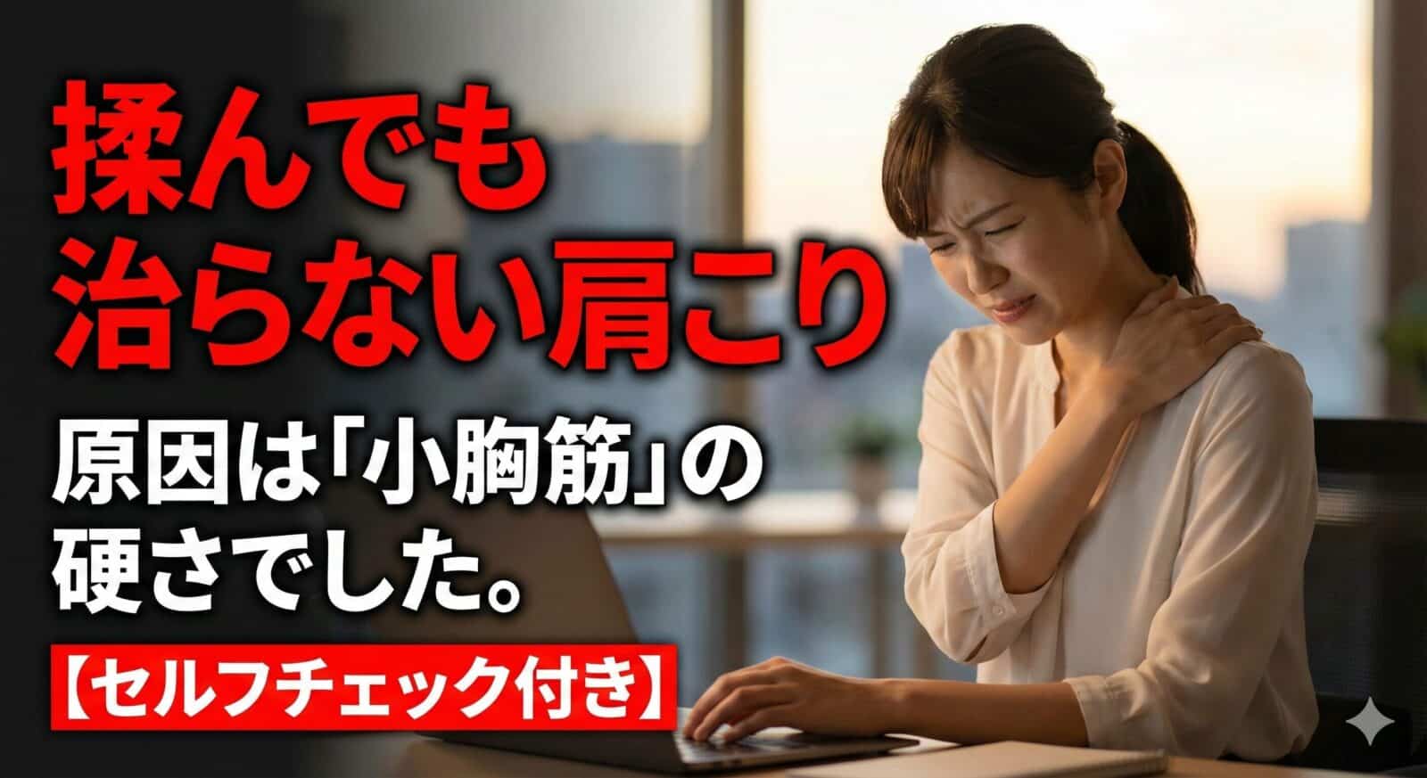 肩甲骨が前に倒れる「前傾」が原因？猫背・巻き肩を根本から治す方法【セルフチェック付】